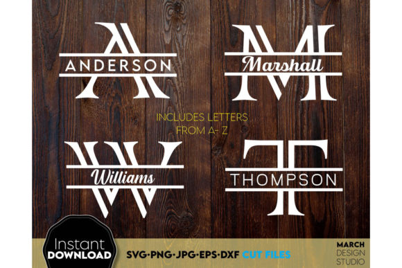 Alphabet Split Monogram Bundle: A Crafty Graphics Must-Have