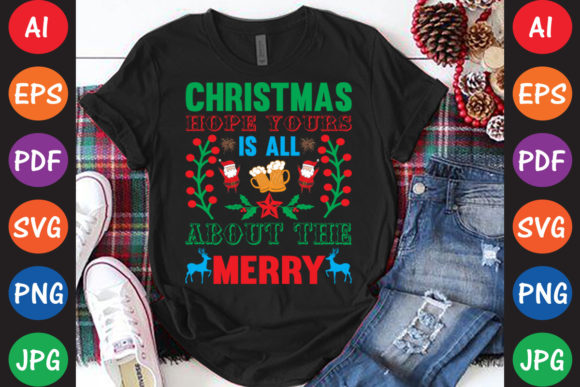 Christmas Hope: A Festive, Personalized Embroidery Design