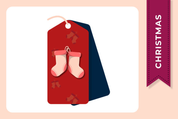 Christmas Socks Tags: A Festive Addition to Your Graphics