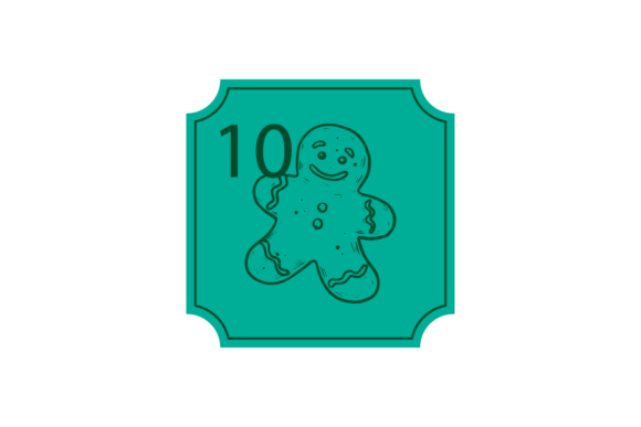 Christmas Stickers Gingerman Svg: Festive Graphics for Local Brands
