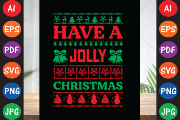 Have a Jolly Christmas: A Festive Graphics and Crafts Asset