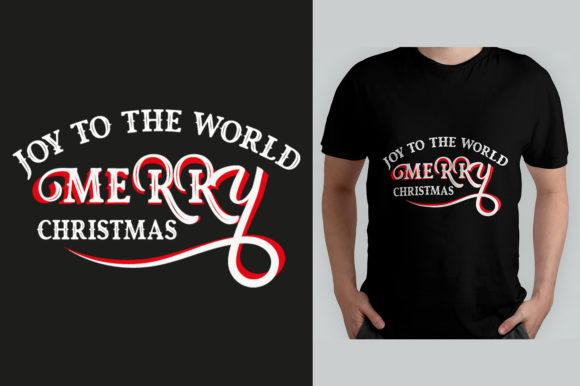 JOY to the WORLD MERRY CHRISTMAS: A Festive Graphic Design
