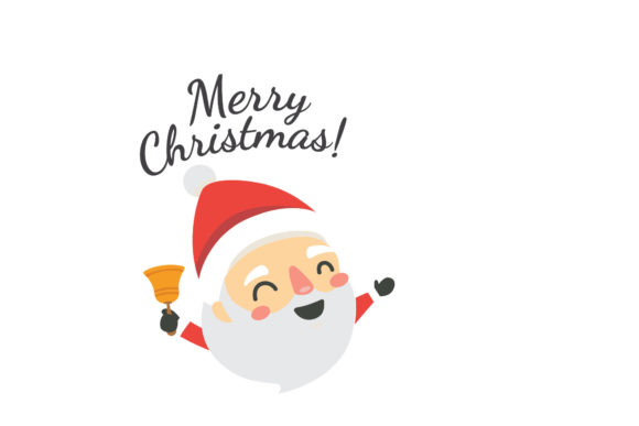 Merry Christmas Clipart with Santa: A Versatile Graphics Asset