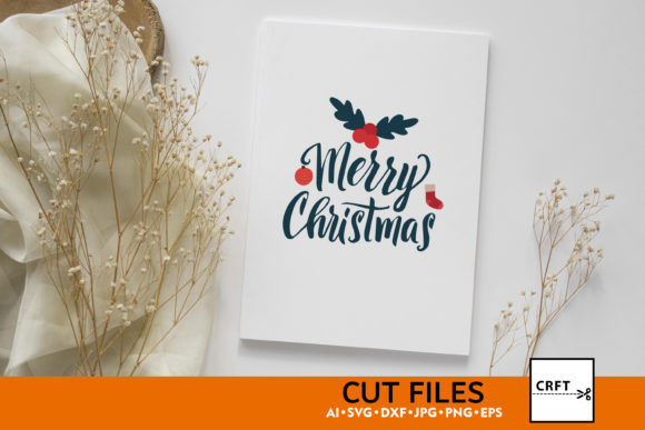 Merry Christmas SVG Cut Files: Perfect for Festive Graphics