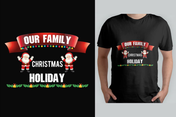 OUR FAMILY CHRISTMAS HOLIDAY: A Must-Have Graphic for Seasonal Content