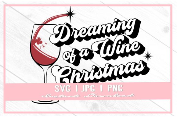 Retro Wine Christmas Sublimation SVG: A Graphics Gem