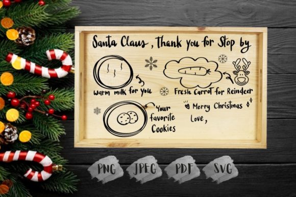 Reviewing Santa Tray Cookie Tray Christmas SVG V.4 for Creative Projects